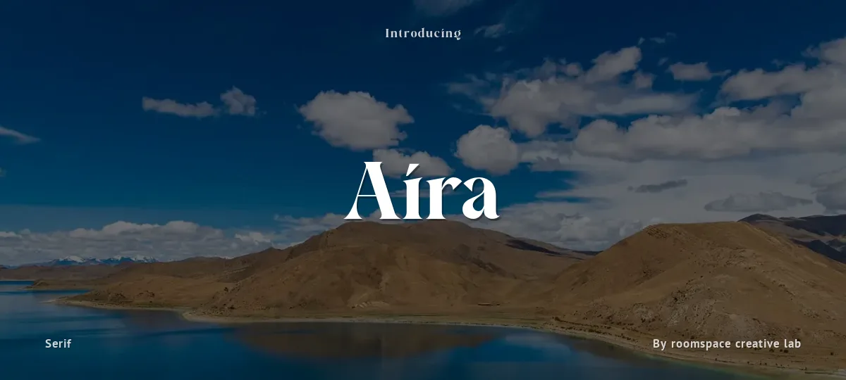 Aira font preview