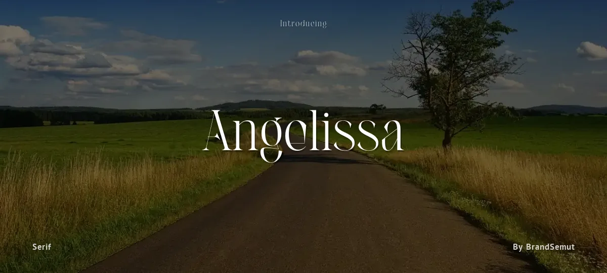 Angelissa font preview