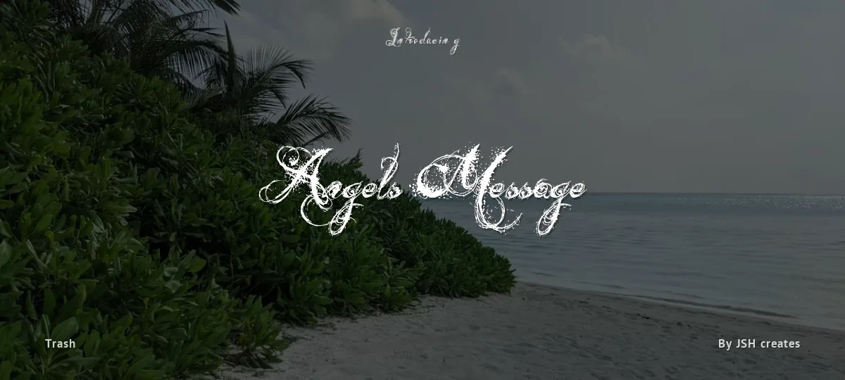 Angels Message font preview