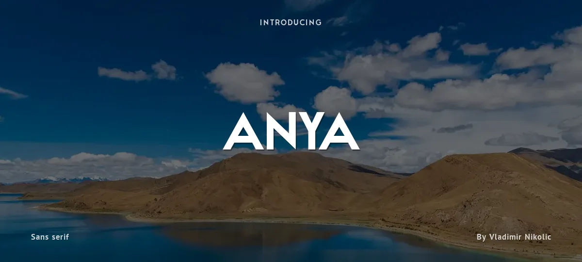 Anya font preview