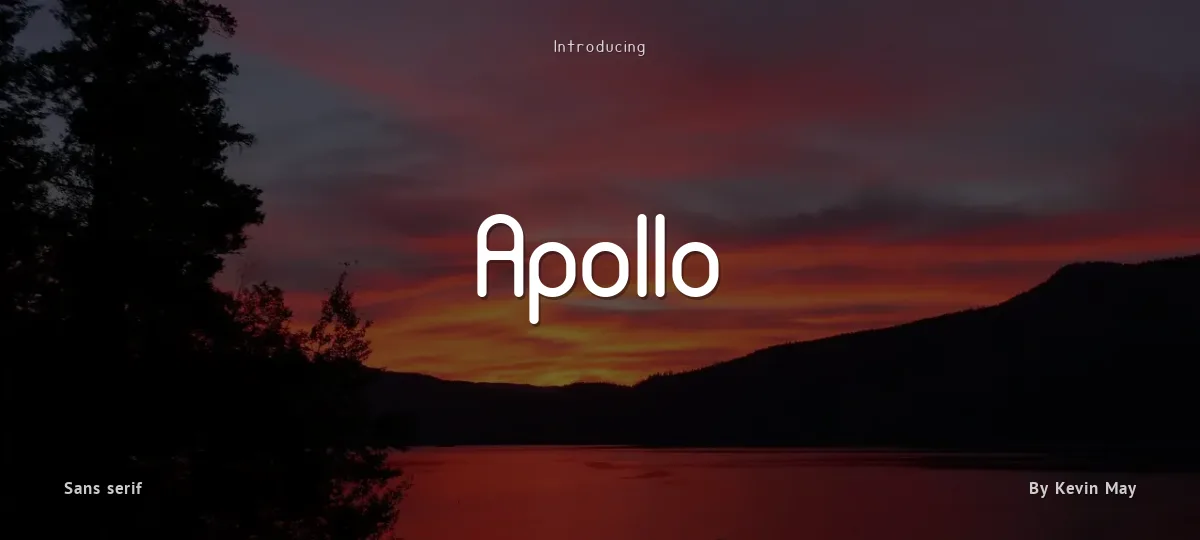 Apollo font preview