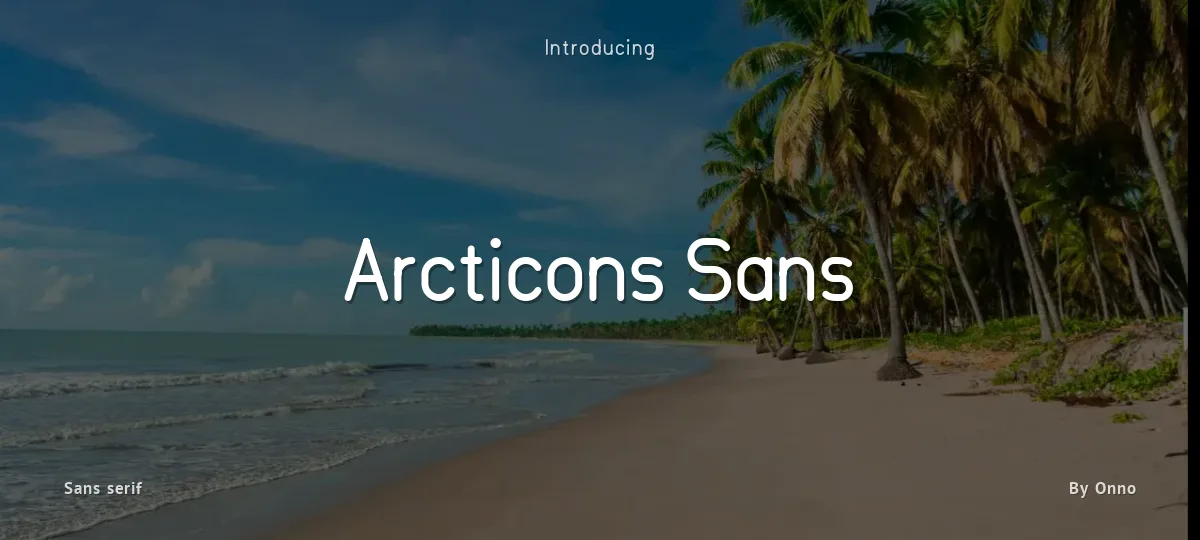 Arcticons Sans font preview