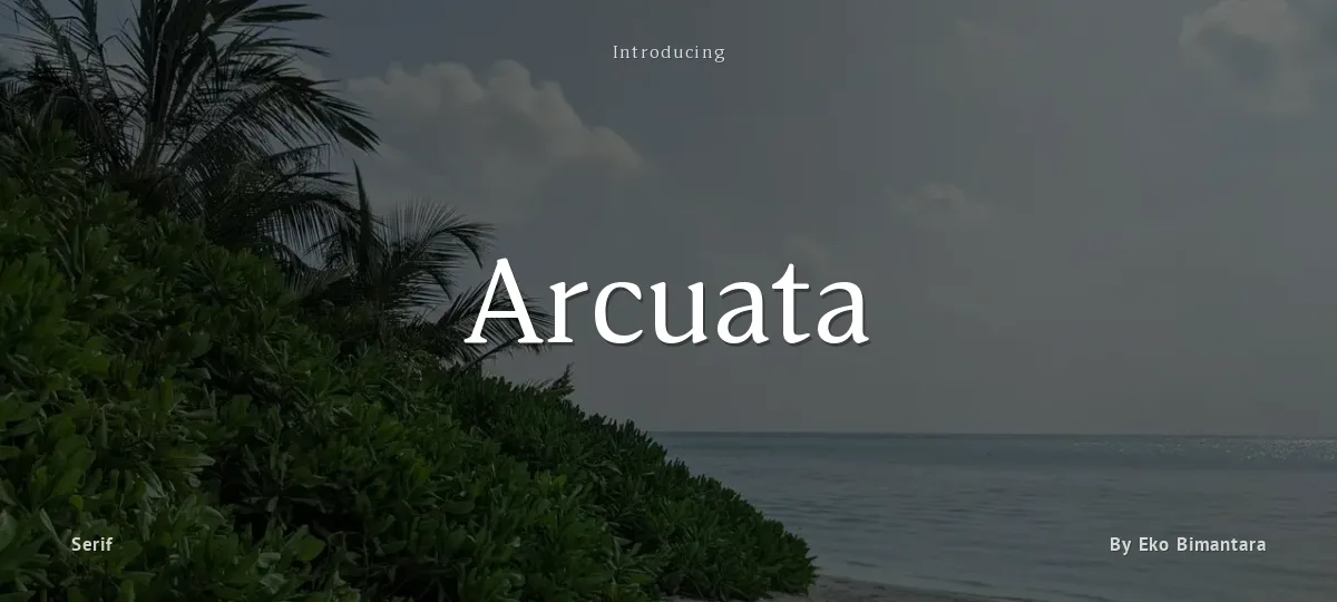Arcuata font preview