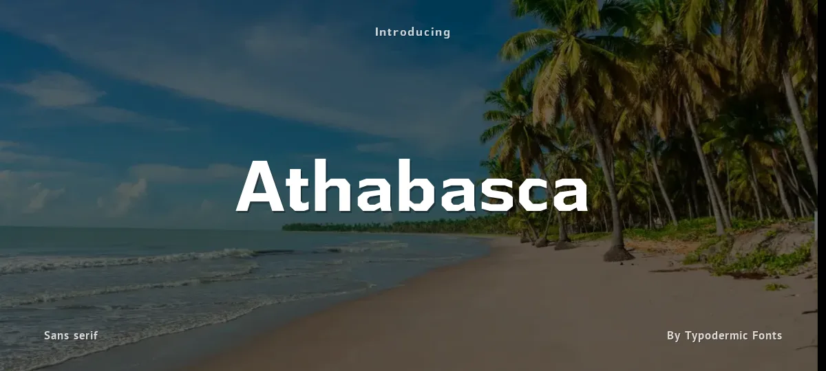 Athabasca font preview