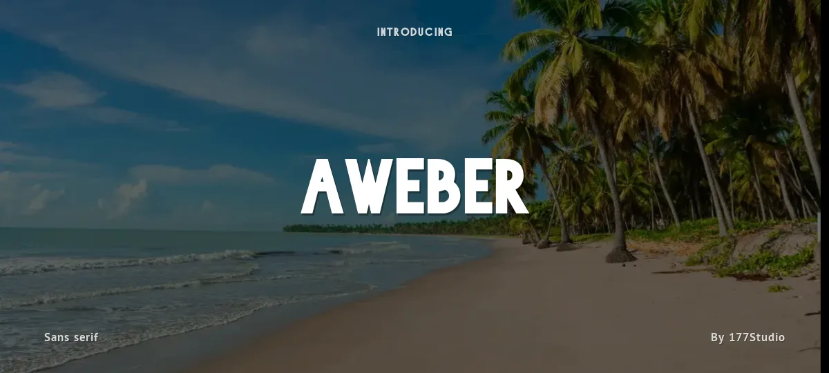 Aweber font preview
