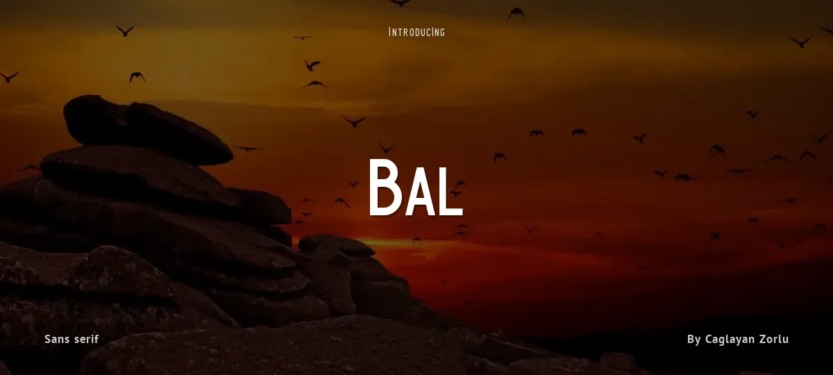 Bal font preview