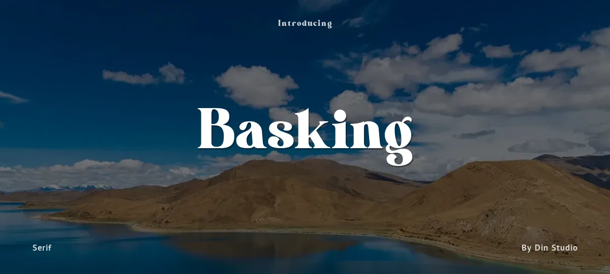 Basking font preview
