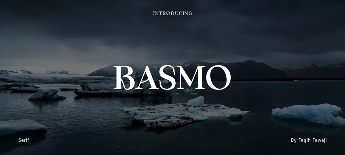 Basmo font preview