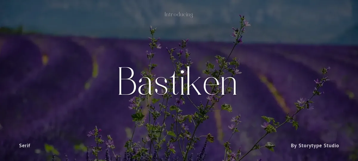 Bastiken font preview