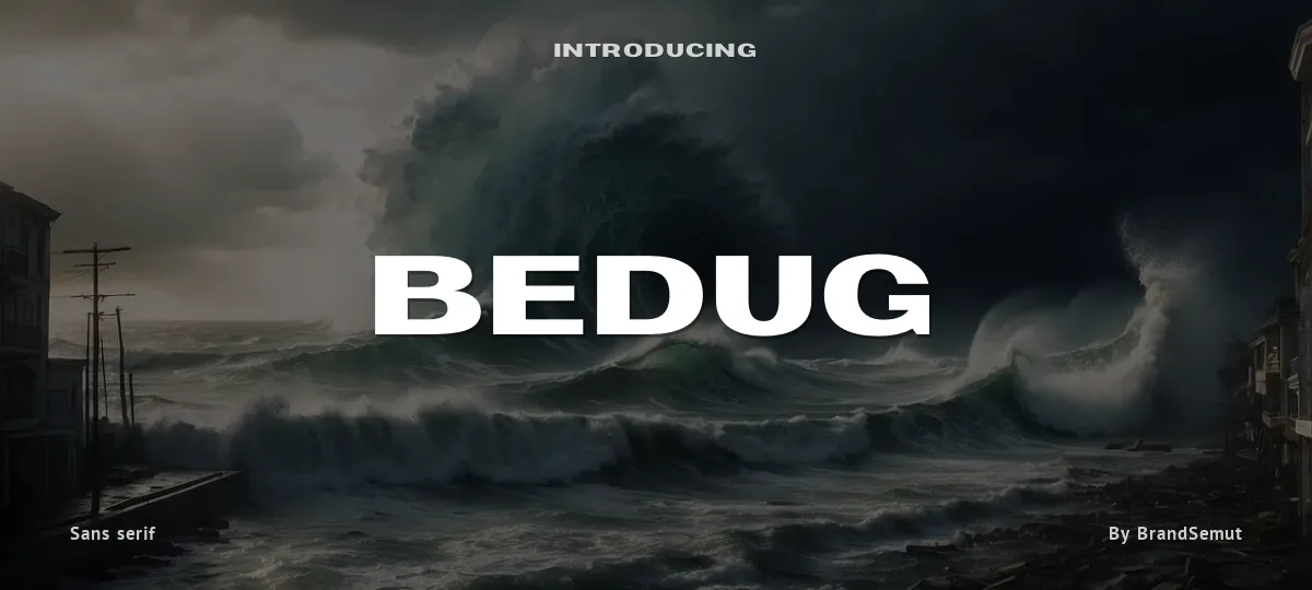 Bedug font preview