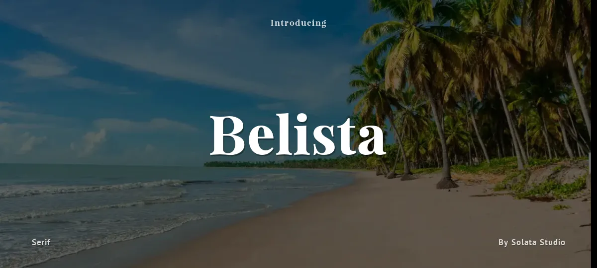 Belista font preview