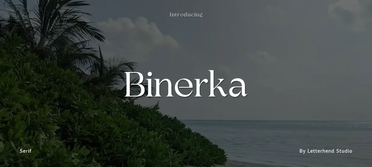 Binerka font preview