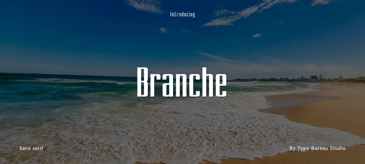Branche font preview