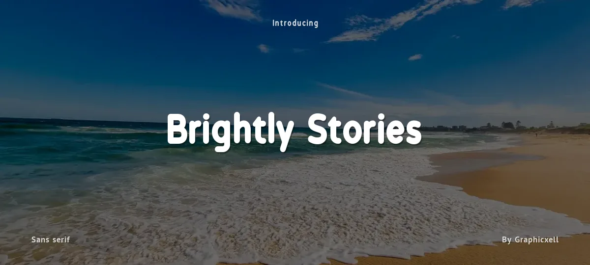 Brightly Stories font preview