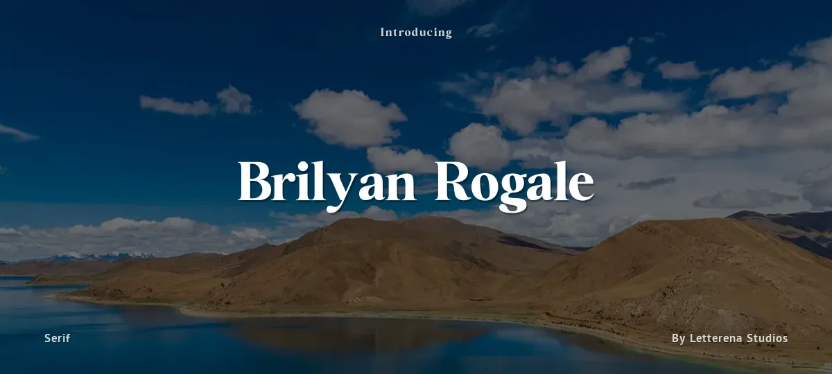 Brilyan Rogale font preview