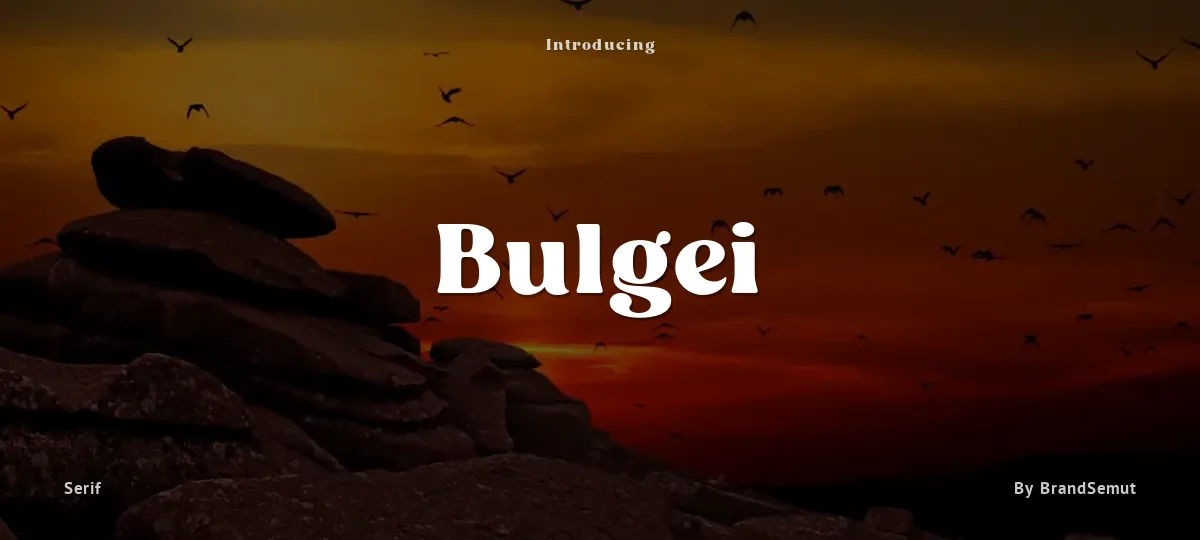 Bulgei font preview