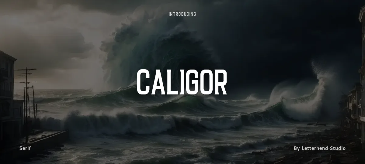 Caligor font preview