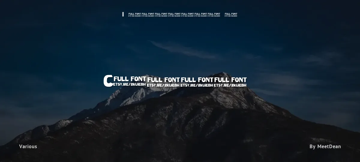 Carson font preview