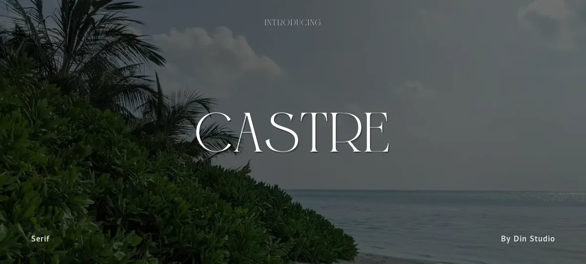 Castre font preview