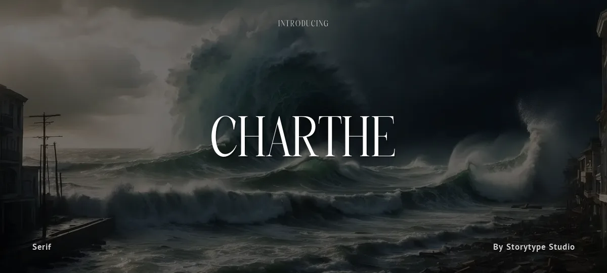 Charthe font preview