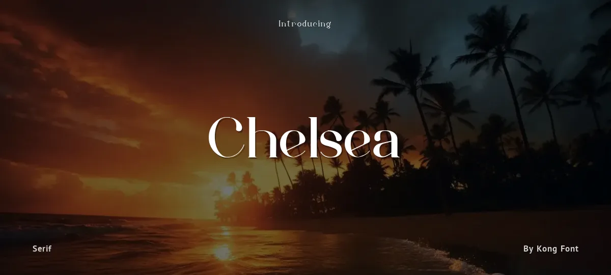 Chelsea font preview