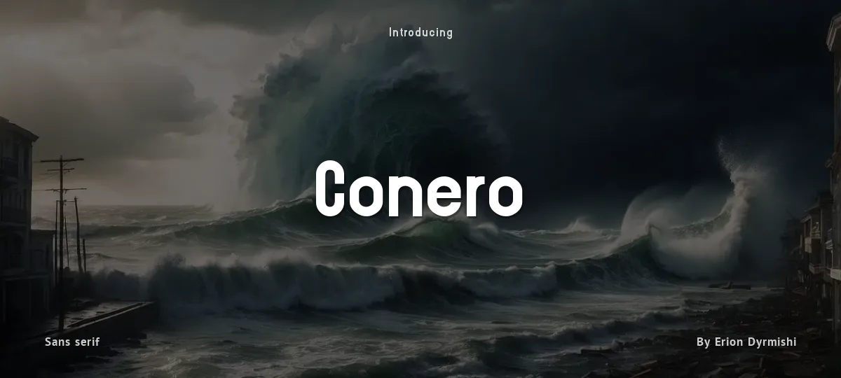 Conero font preview