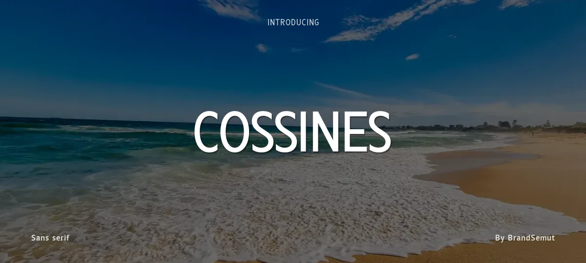 Cossines font preview