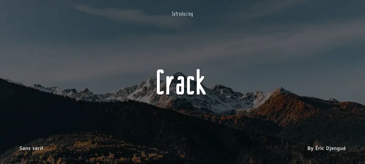 Crack font preview