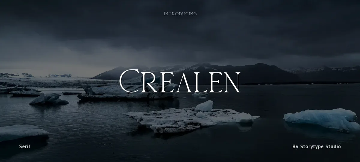 Crealen font preview