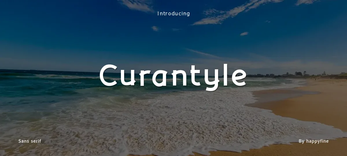 Curantyle font preview