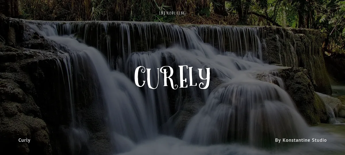 Curely font preview