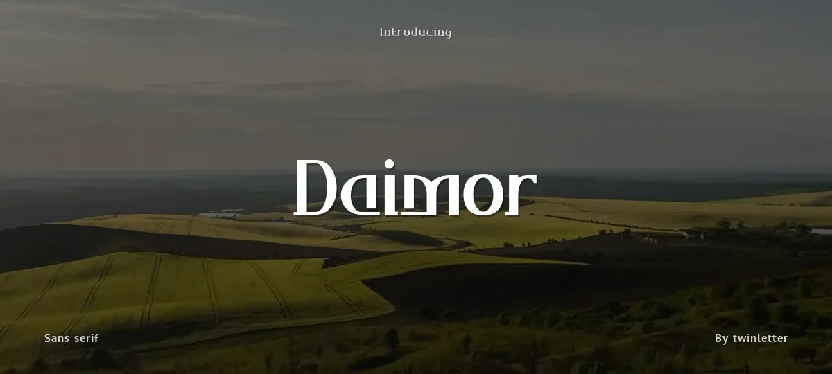 Daimor font preview