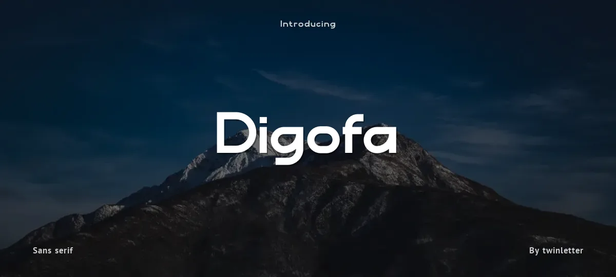 Digofa font preview
