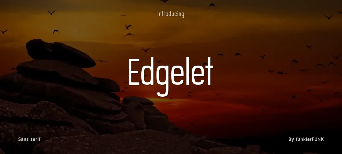 Edgelet font preview