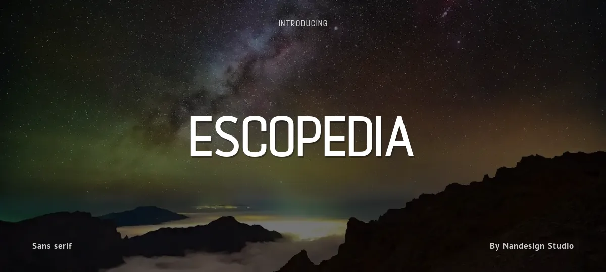 Escopedia font preview