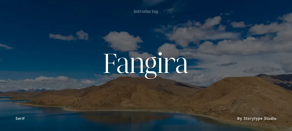 Fangira font preview