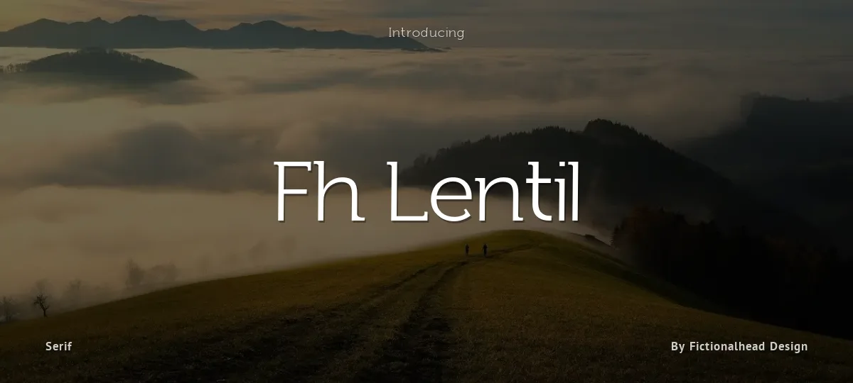 Fh Lentil font preview