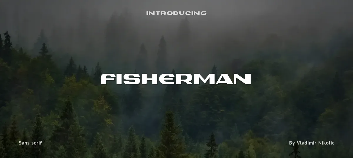 Fisherman font preview
