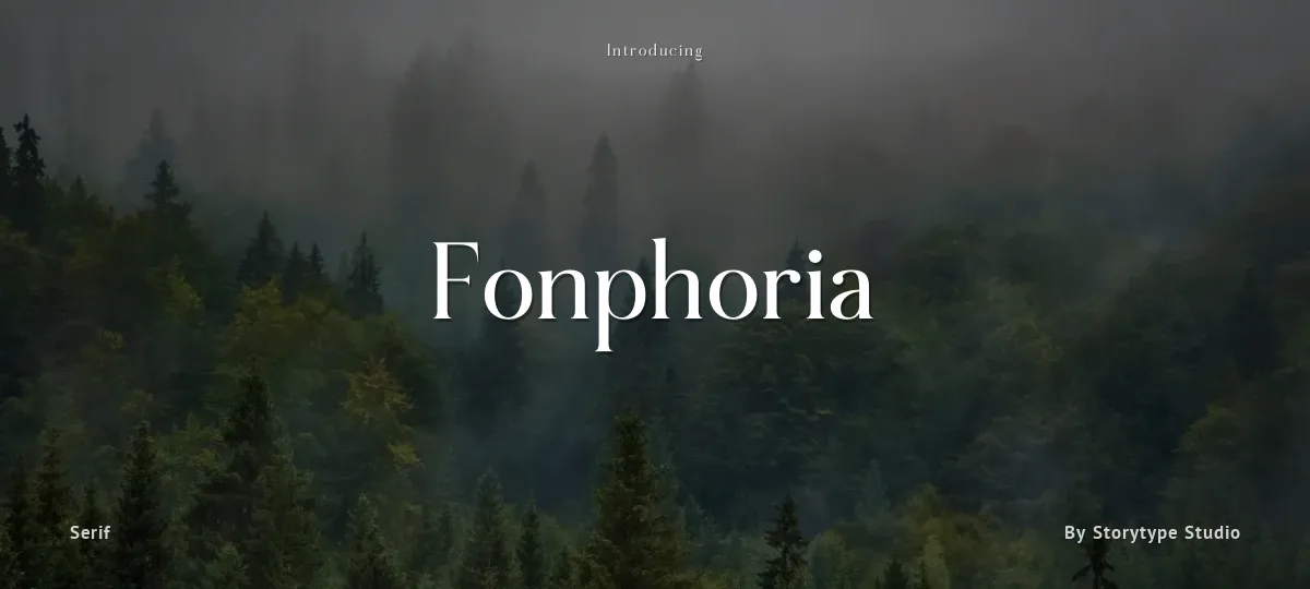 Fonphoria font preview