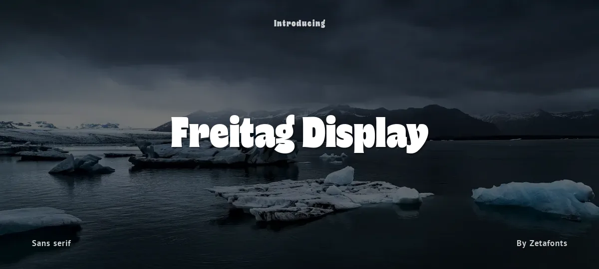 Freitag Display font preview