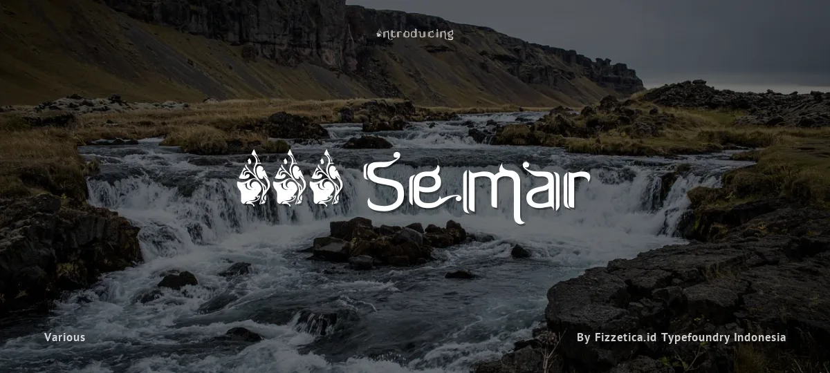 FTF Semar font preview
