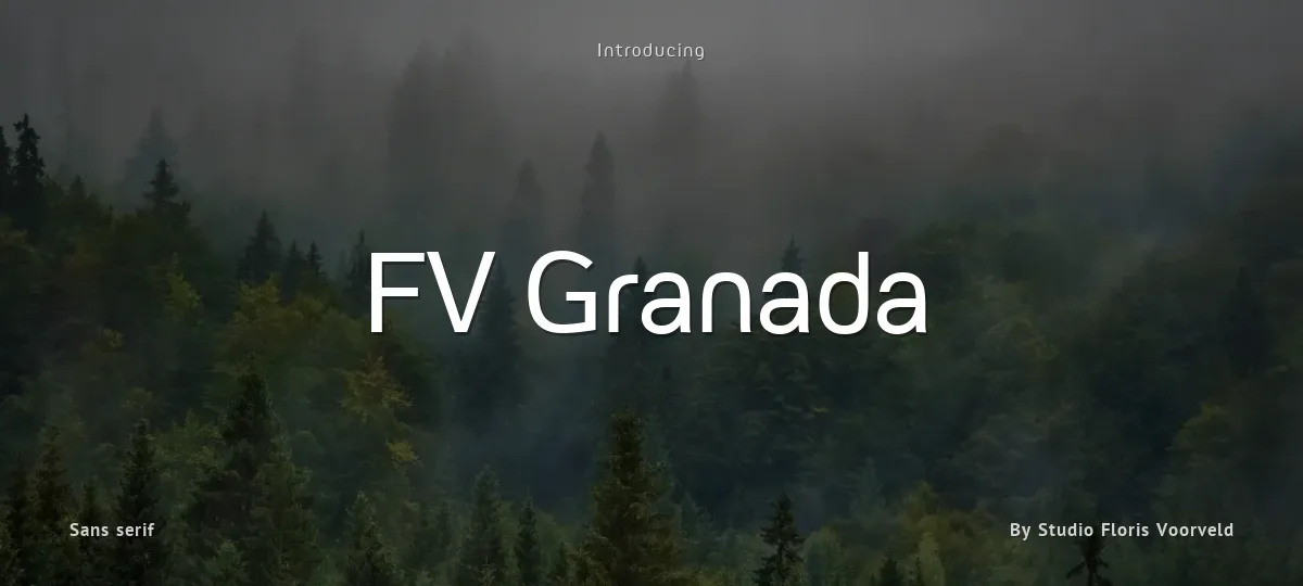 FV Granada font preview