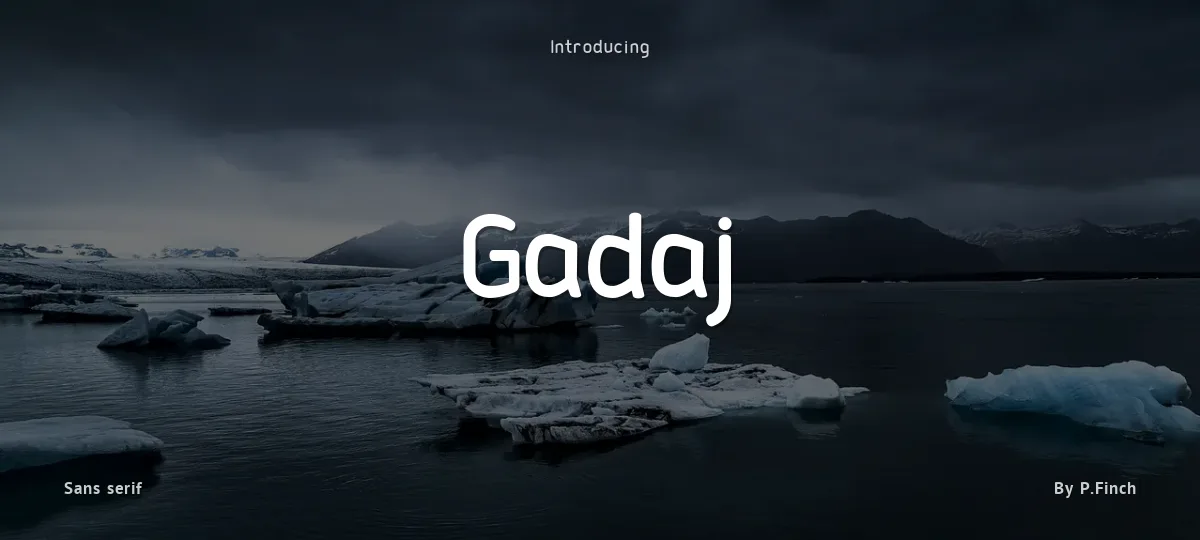 Gadaj font preview
