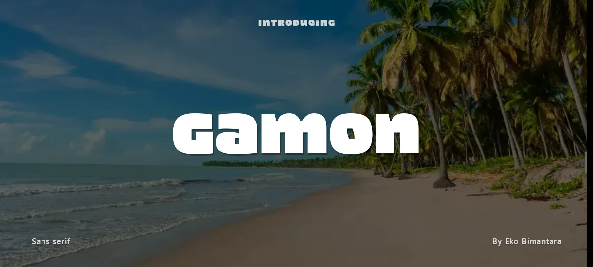 Gamon font preview