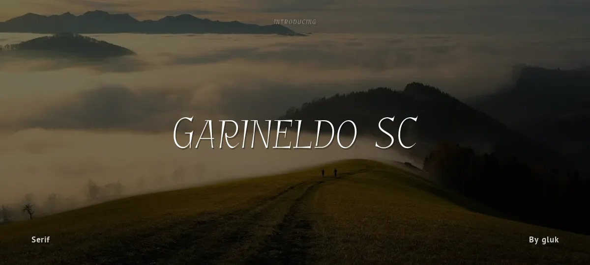 Garineldo SC font preview