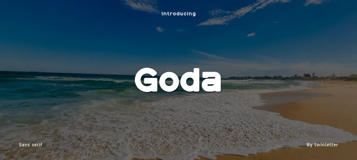 Goda font preview