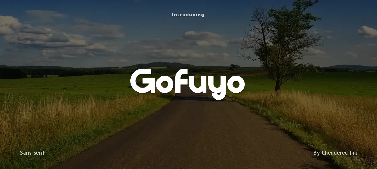 Gofuyo font preview
