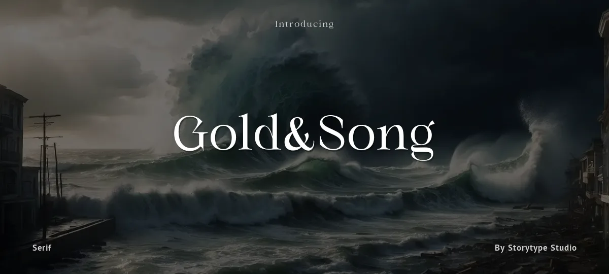 Gold&Song font preview