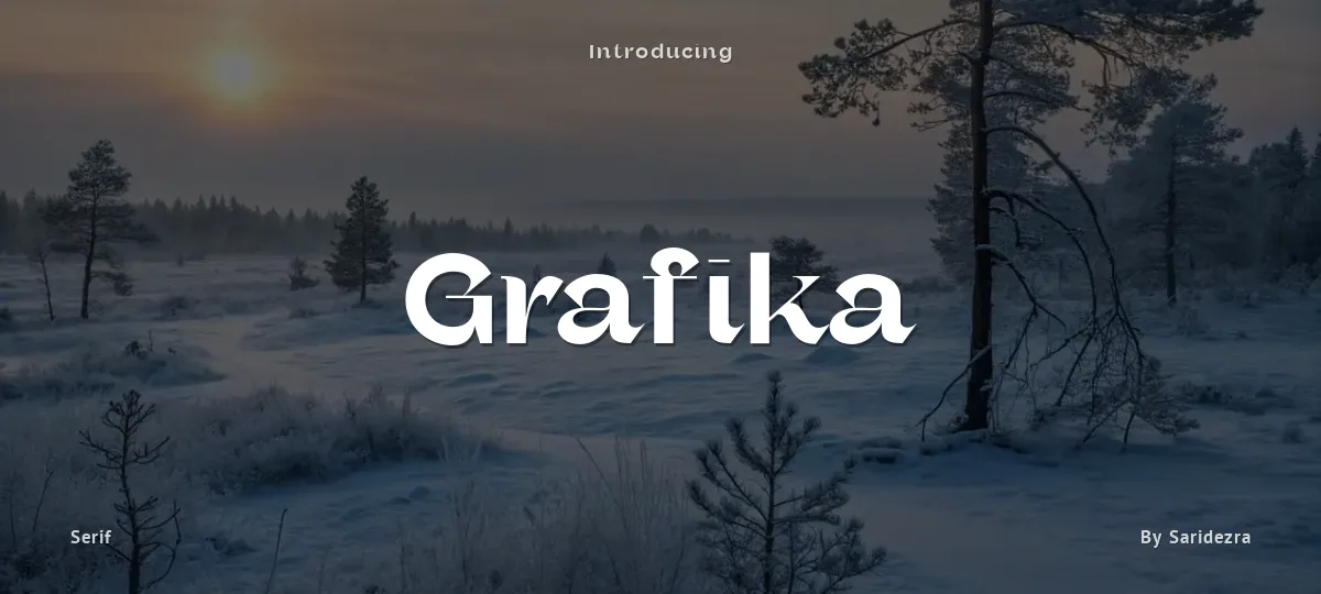 Grafika font preview