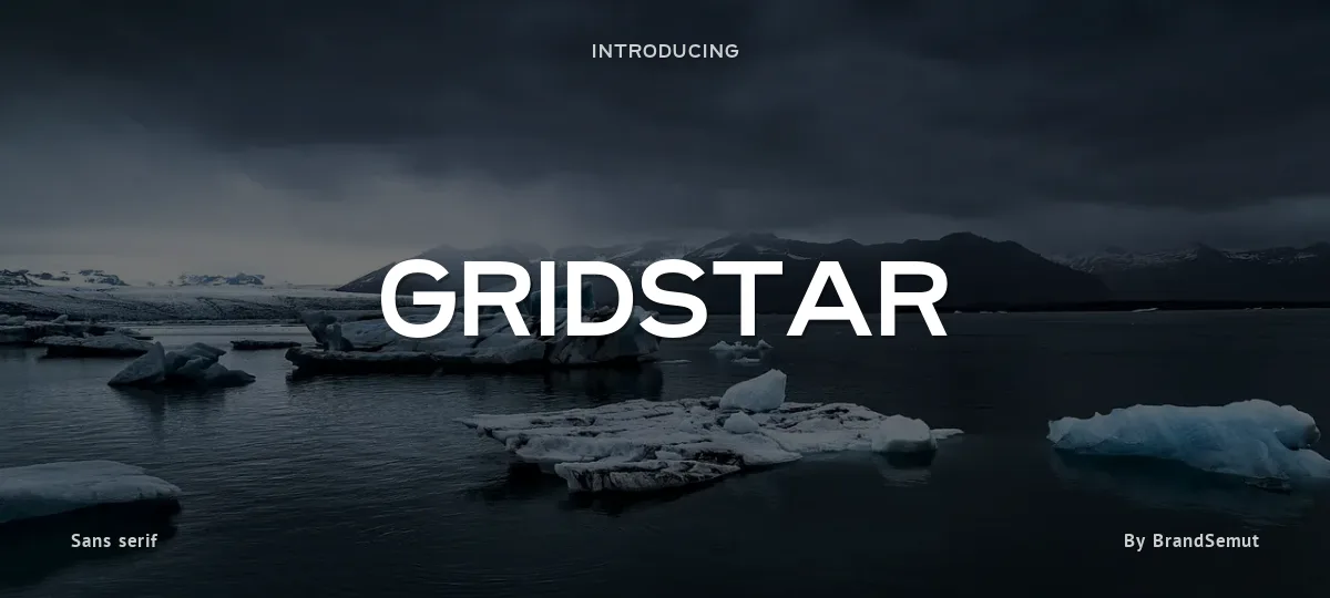 Gridstar font preview